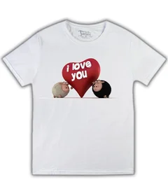 Прикольные футболки: I love you - овечки